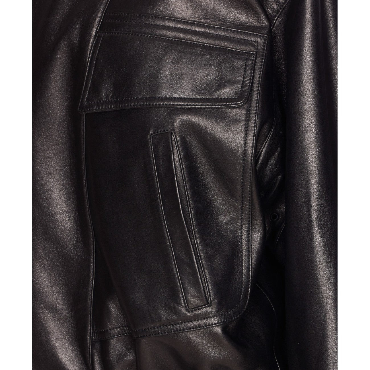 Saint Laurent Women Lambskin Bomber Jacket - 3