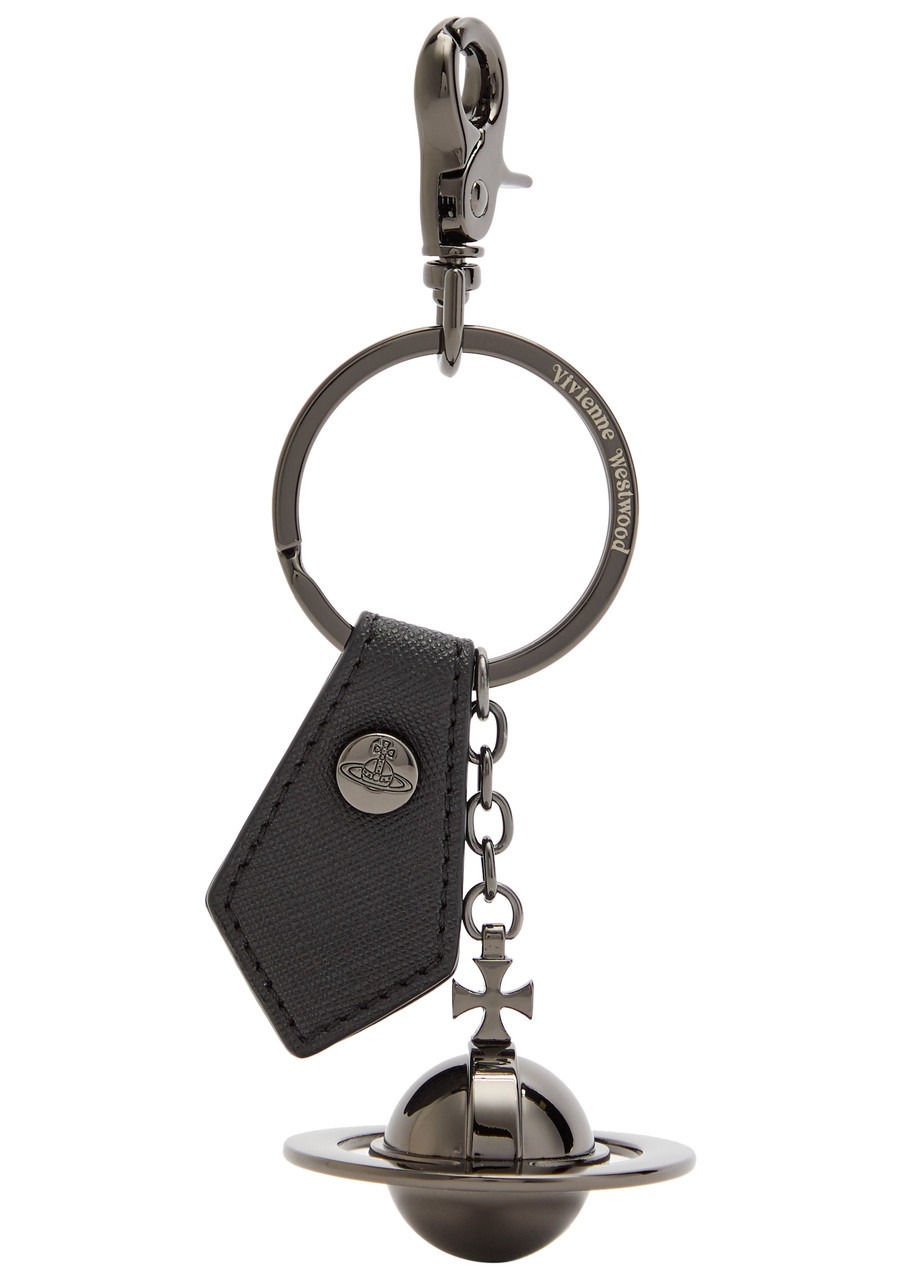 Vivienne Westwood 3D Orb Gunmetal Keyring - 1