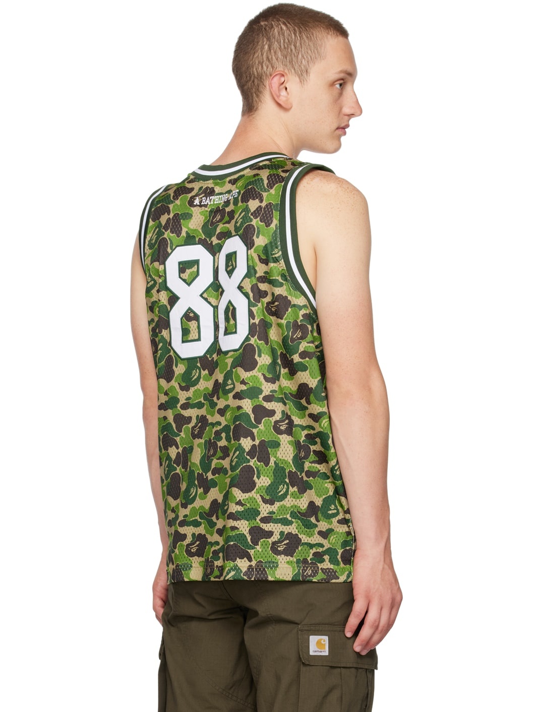 Green ABC Camo Tank Top - 3