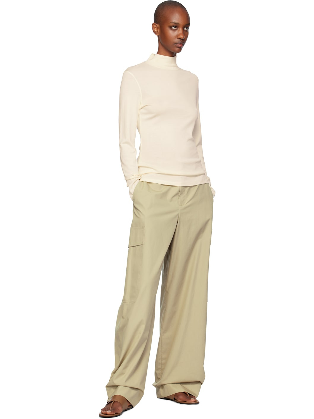 Beige Stein Trousers - 4