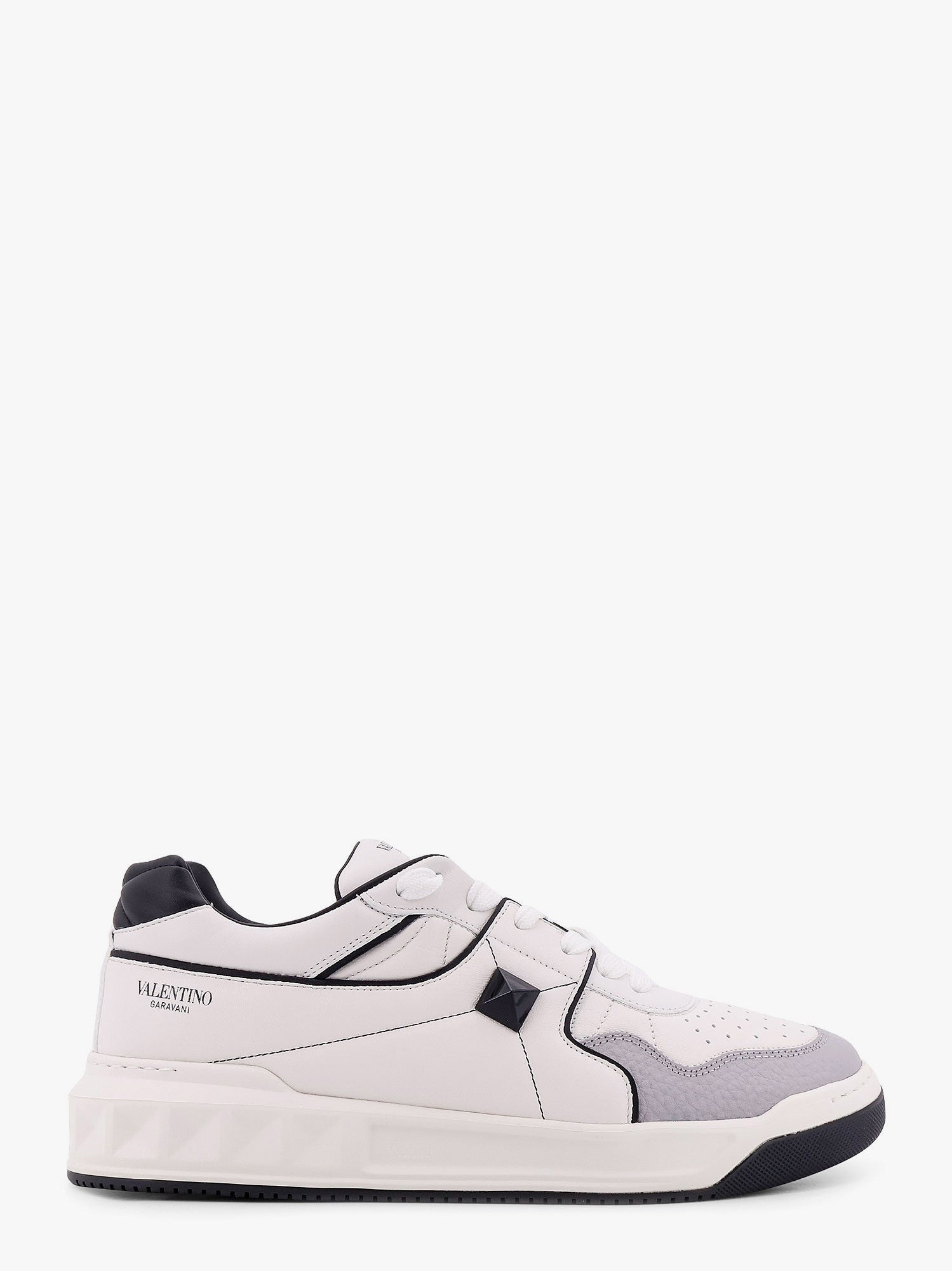 Valentino Garavani One-Stud Low-Top Valentino Garavani Leather Sneakers - 1