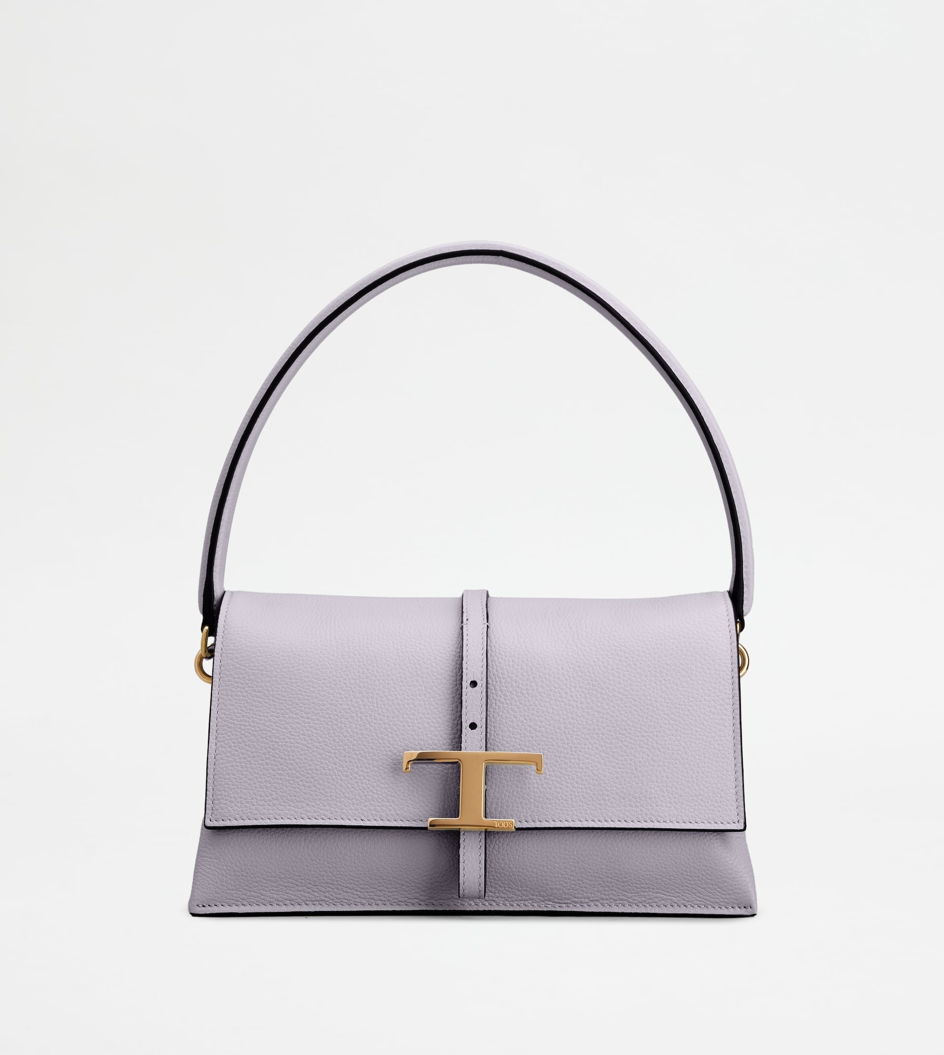 T TIMELESS FLAP BAG IN LEATHER MINI - VIOLET - 1