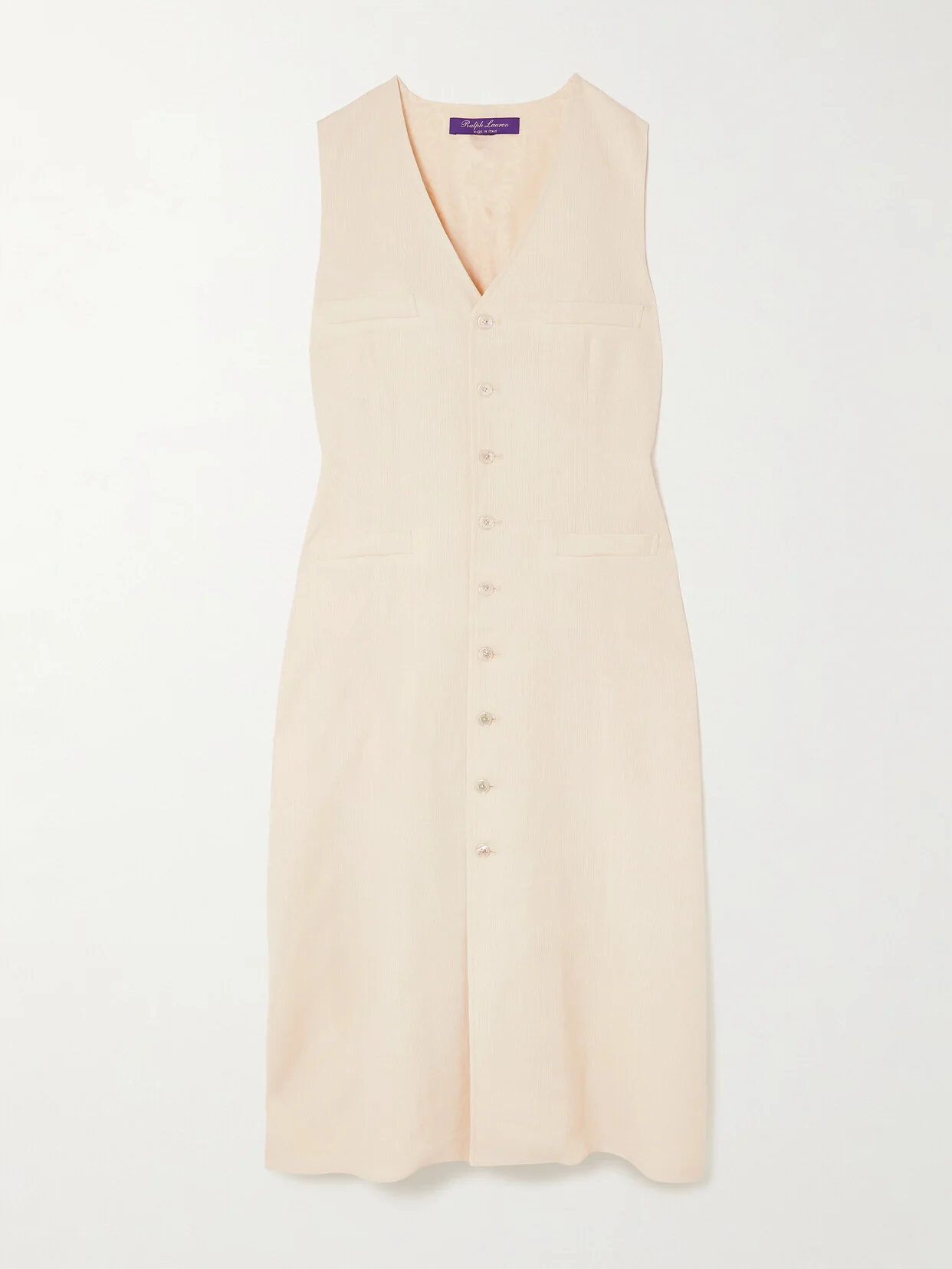 Berke Linen And Silk-blend Canvas Midi Dress - 1