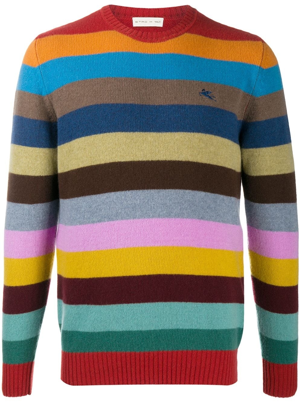 colour-block stripe jumper - 1