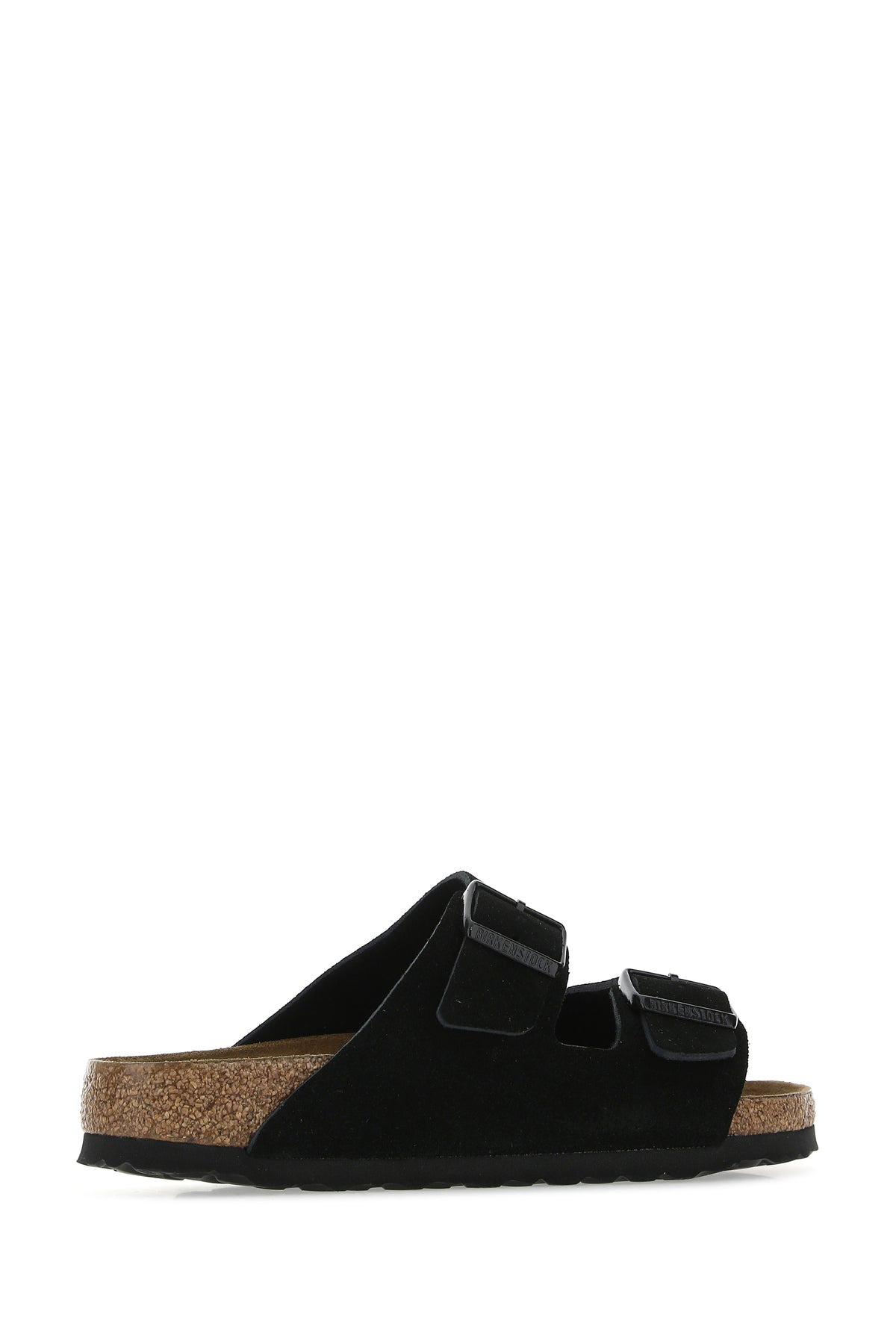 Black suede Arizona slippers - 3