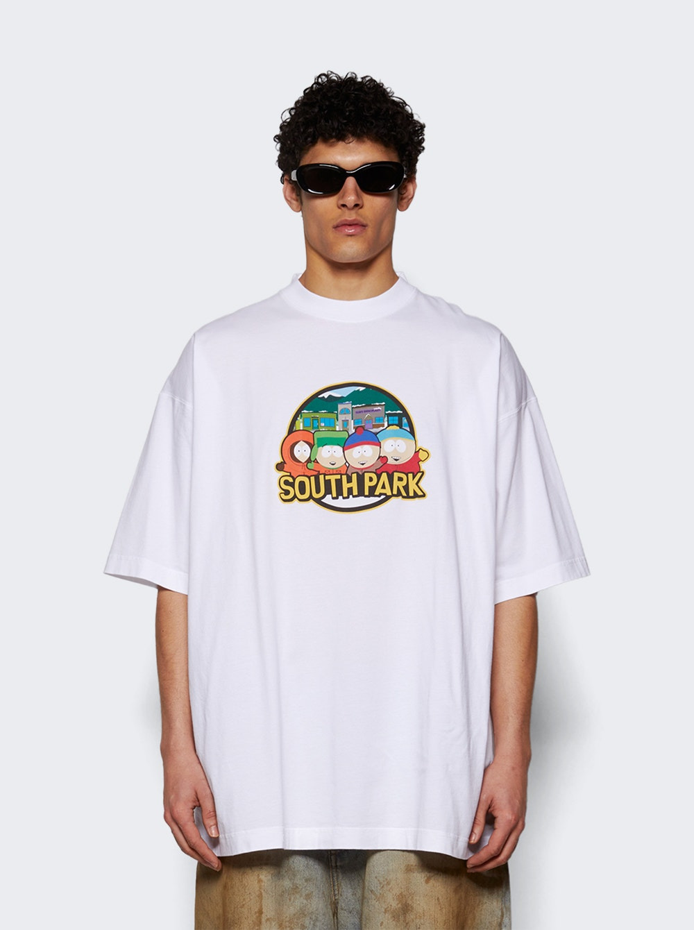 Southpark Oversized Tee White - 3