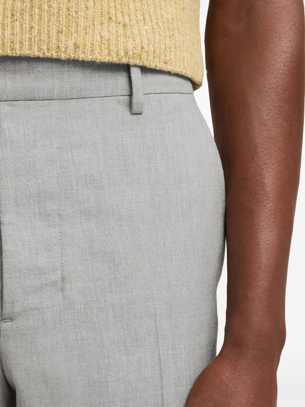 tailored virgin wool trousers - 6