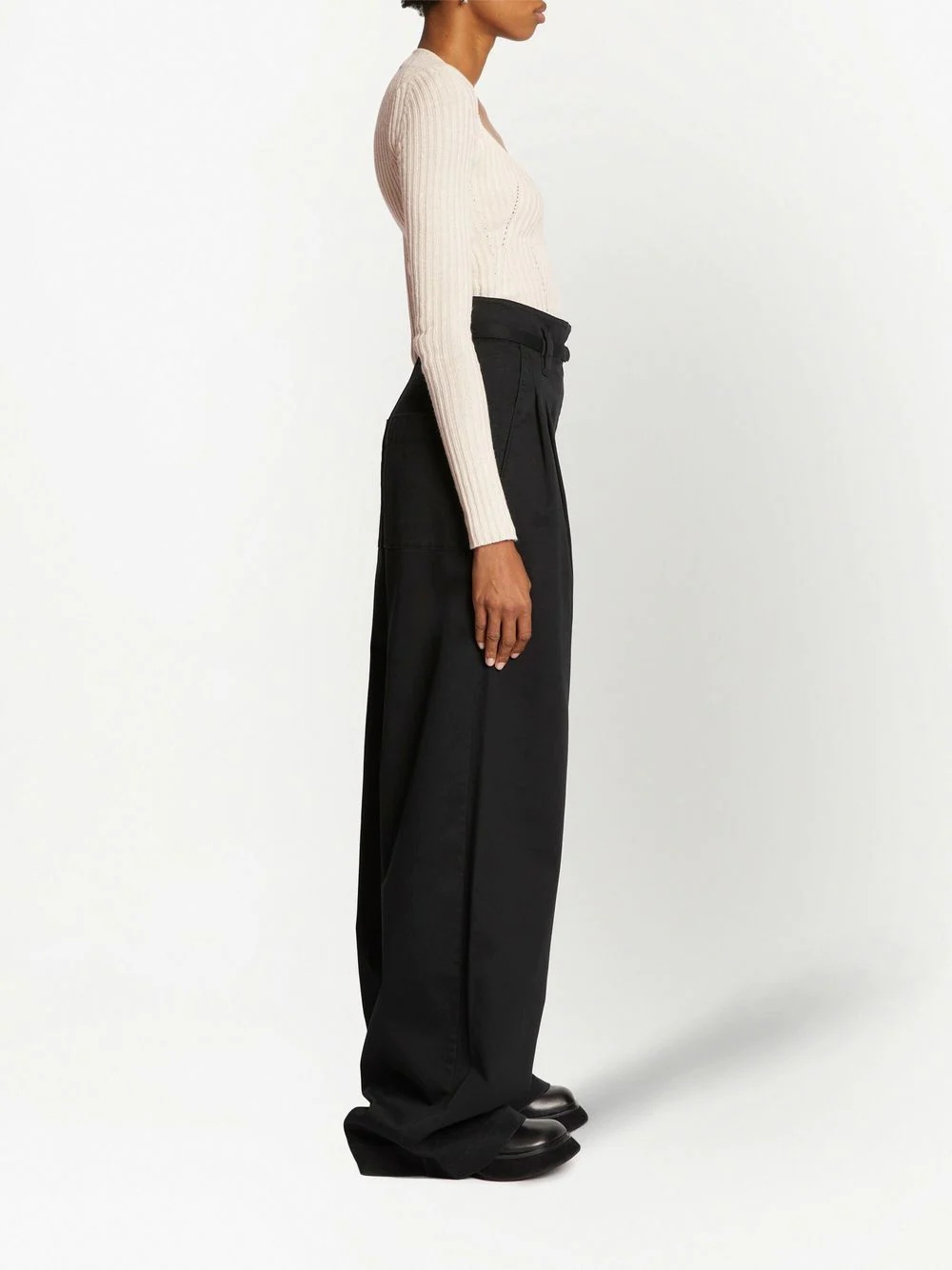 Plated ribbed-knit jumper - 3