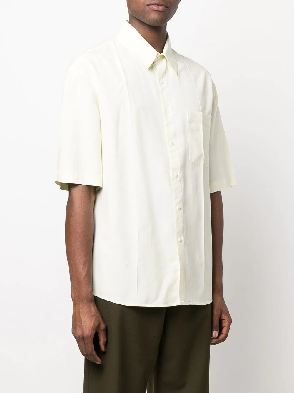 short-sleeve silk polo shirt - 3