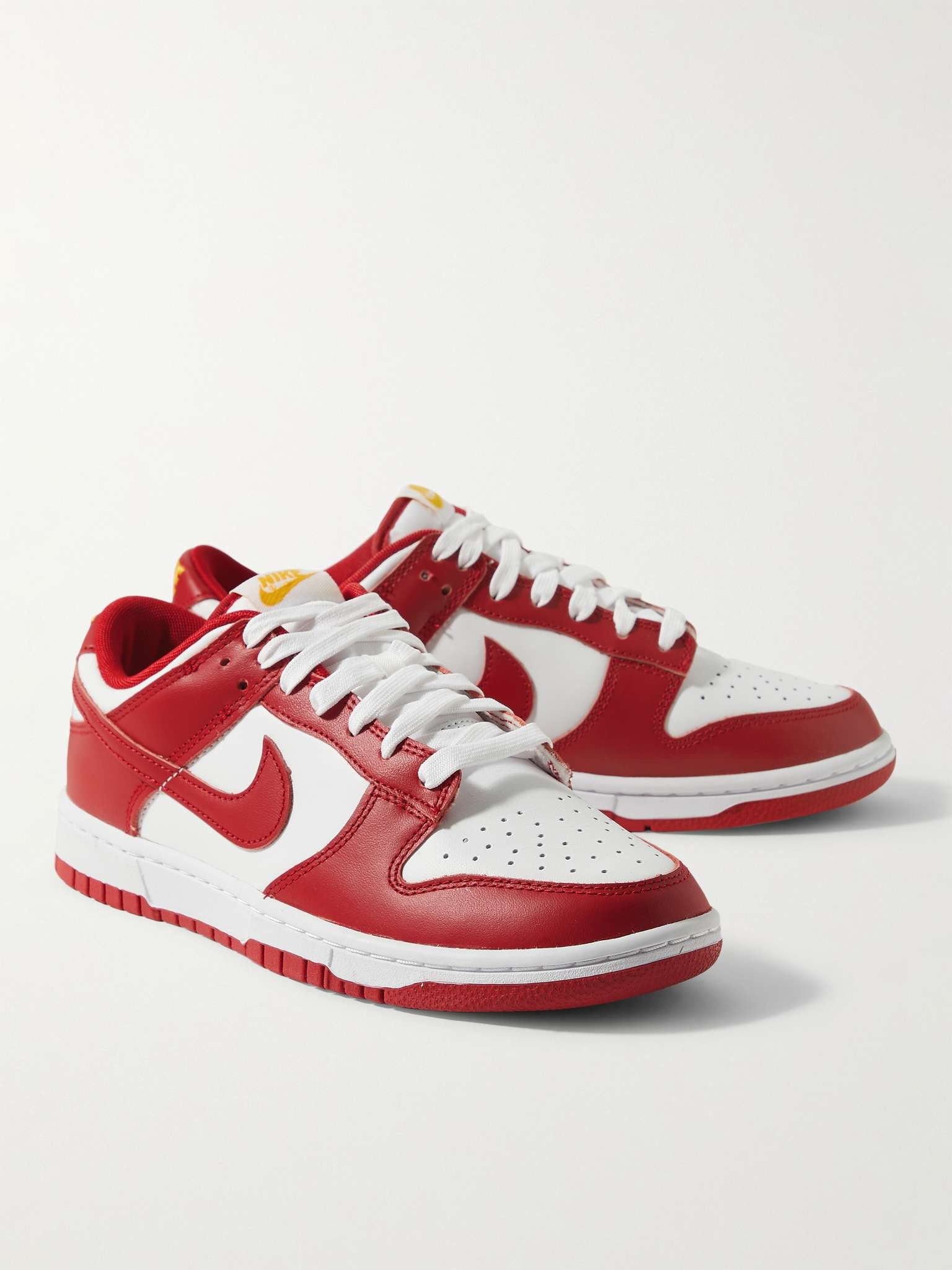 Dunk Low Retro Leather Sneakers - 4
