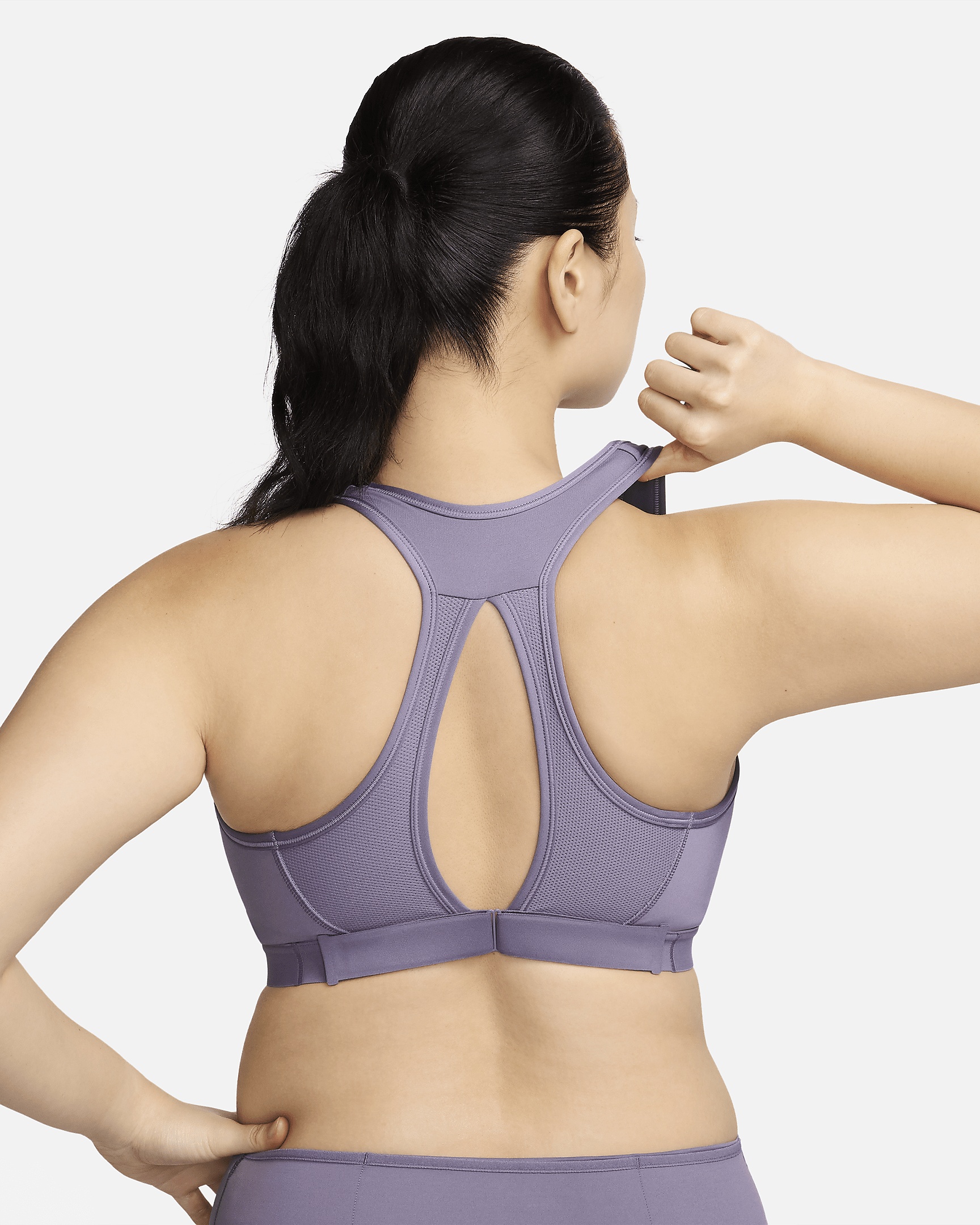 Nike Swoosh High Support Women's Non-Padded Adjustable Sports Bra - 3