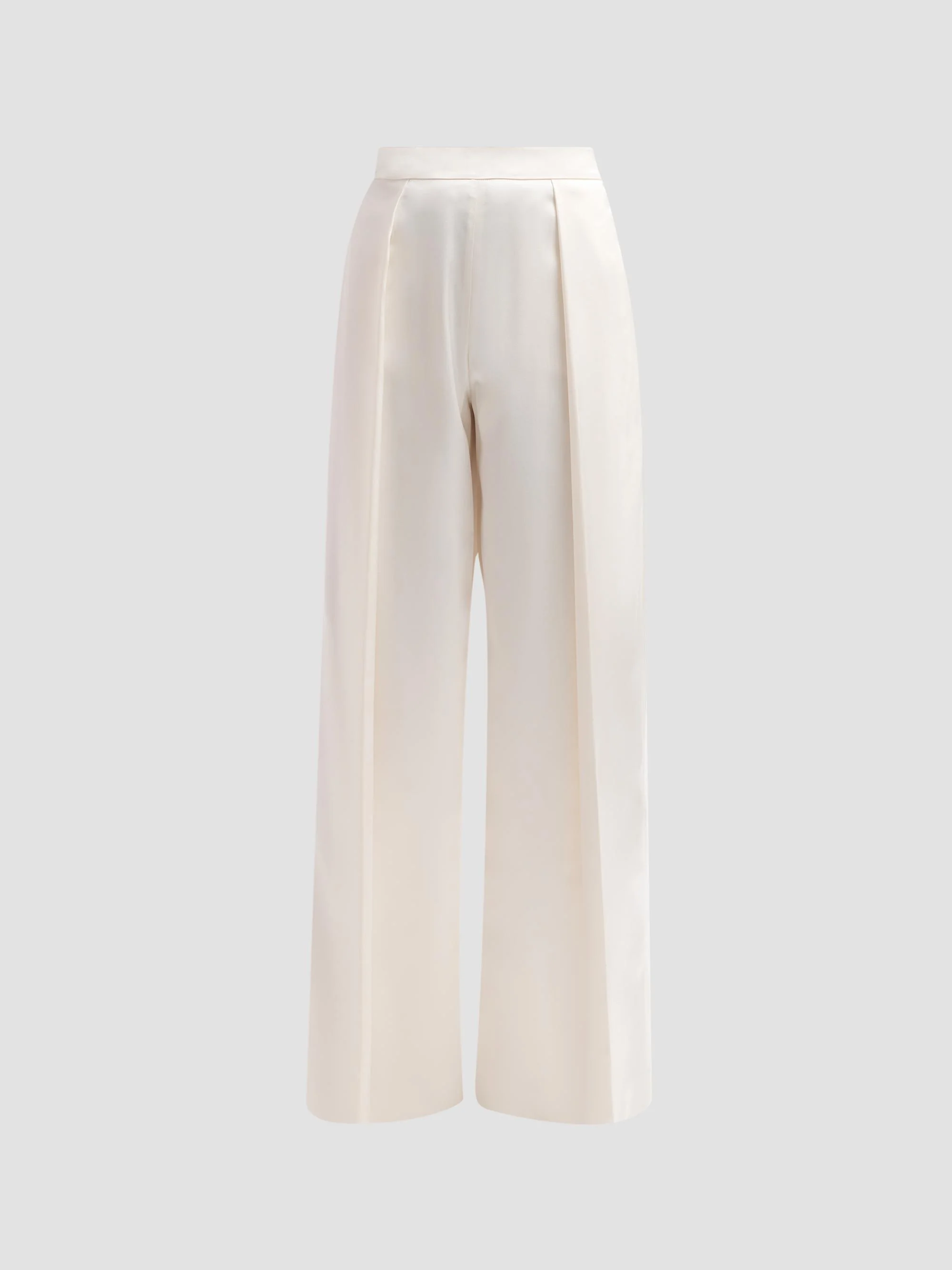 Women's Masina Satin Wide-Leg Pants - Lux Cream - 1