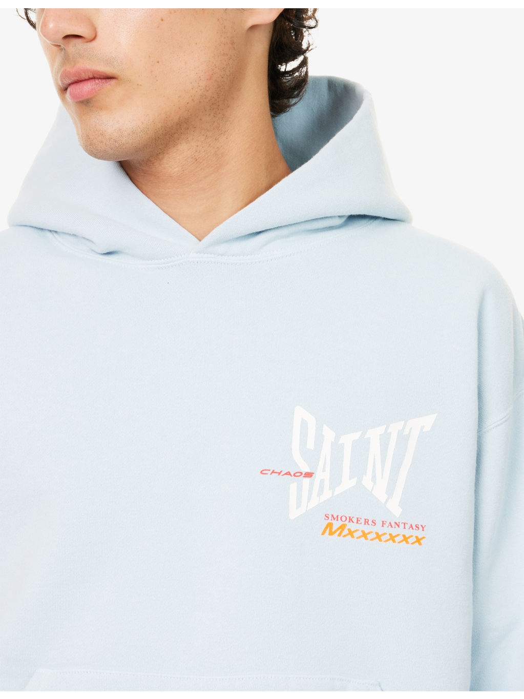 Logo Graphic-Print Cotton Hoody - 5