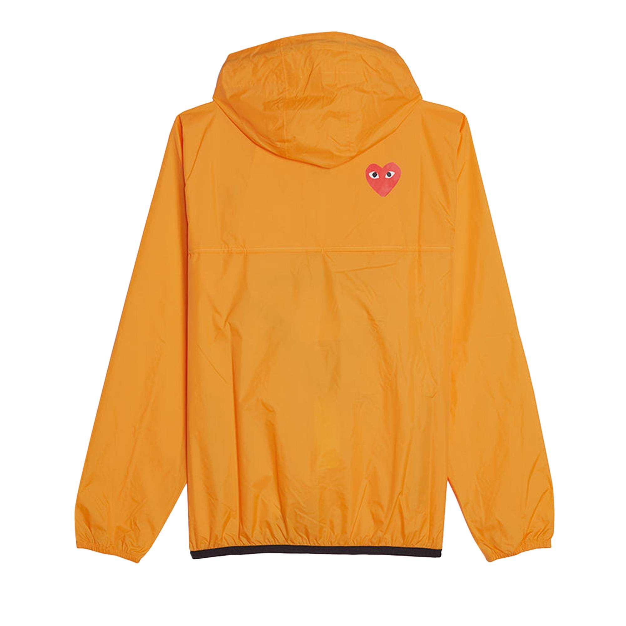 Comme des Garçons PLAY x K Way Half Zip Jacket 'Orange' - 2