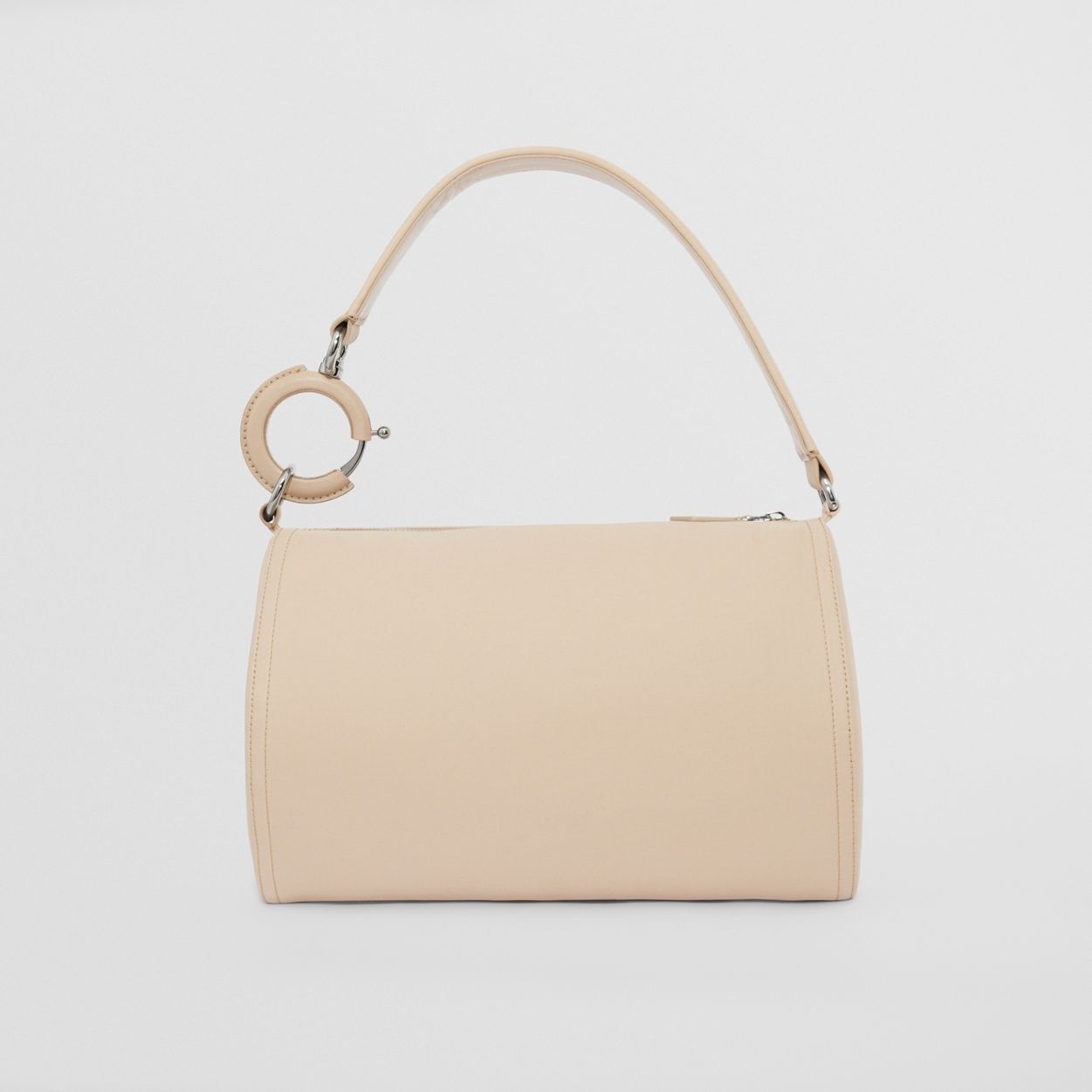 Small Cotton Gabardine Rhombi Bag - 6