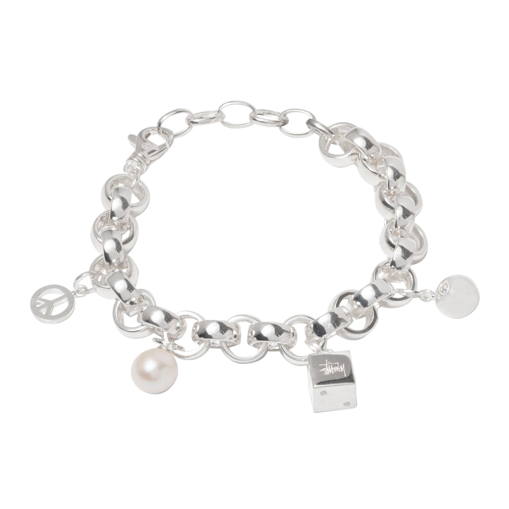 Stussy Icon Charm Bracelet 'Silver' - 2