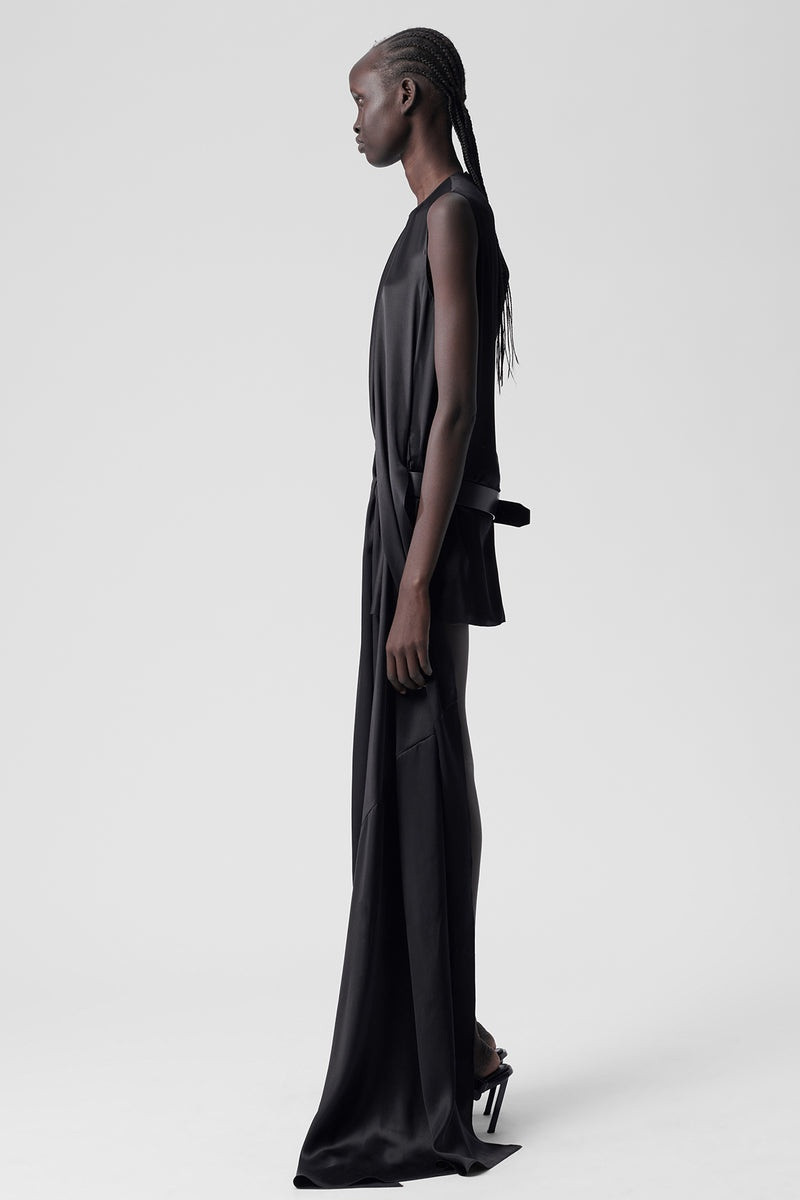 Ann Demeulemeester Jona Mini Draped Sash Dress outlook