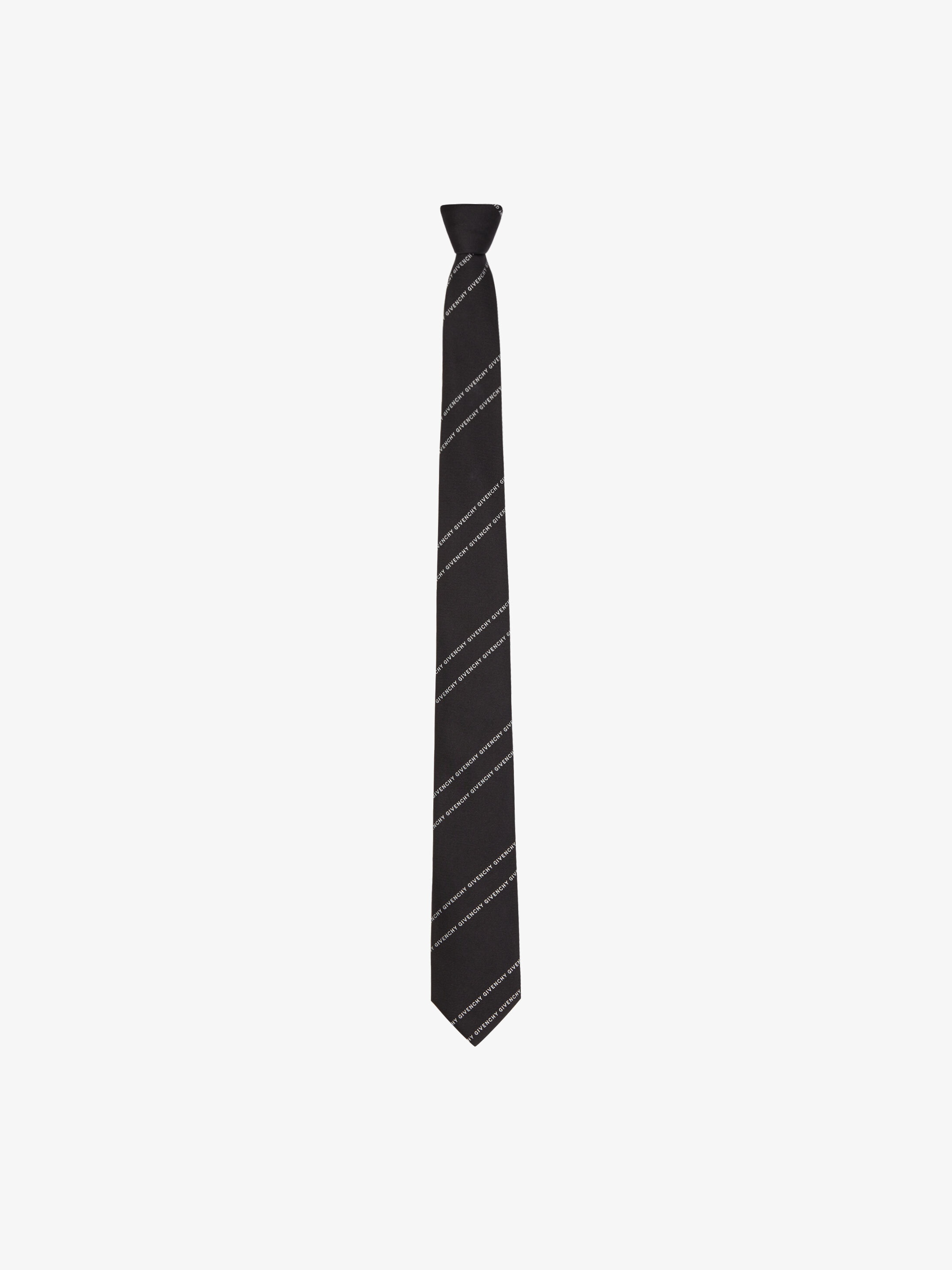 GIVENCHY striped tie in silk - 1