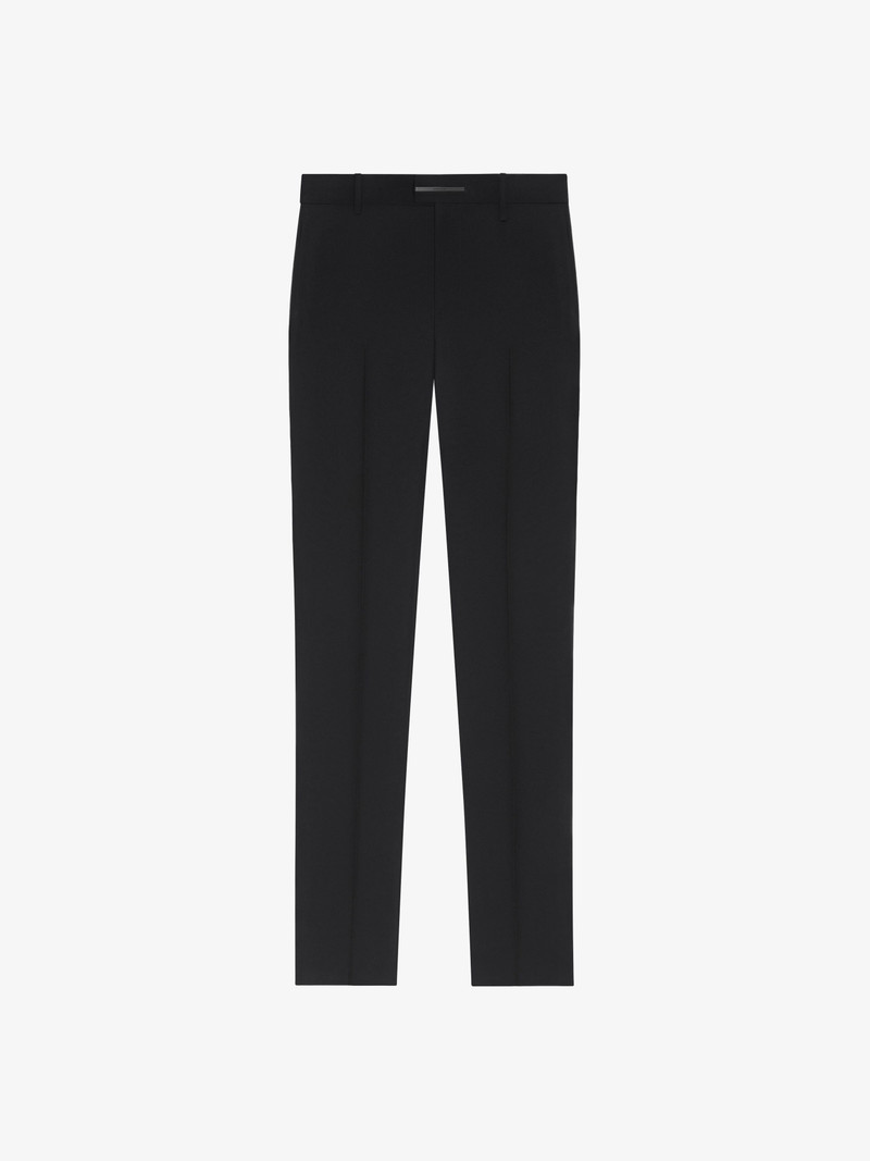 SLIM FIT TAILORED PANTS IN WOOL 1