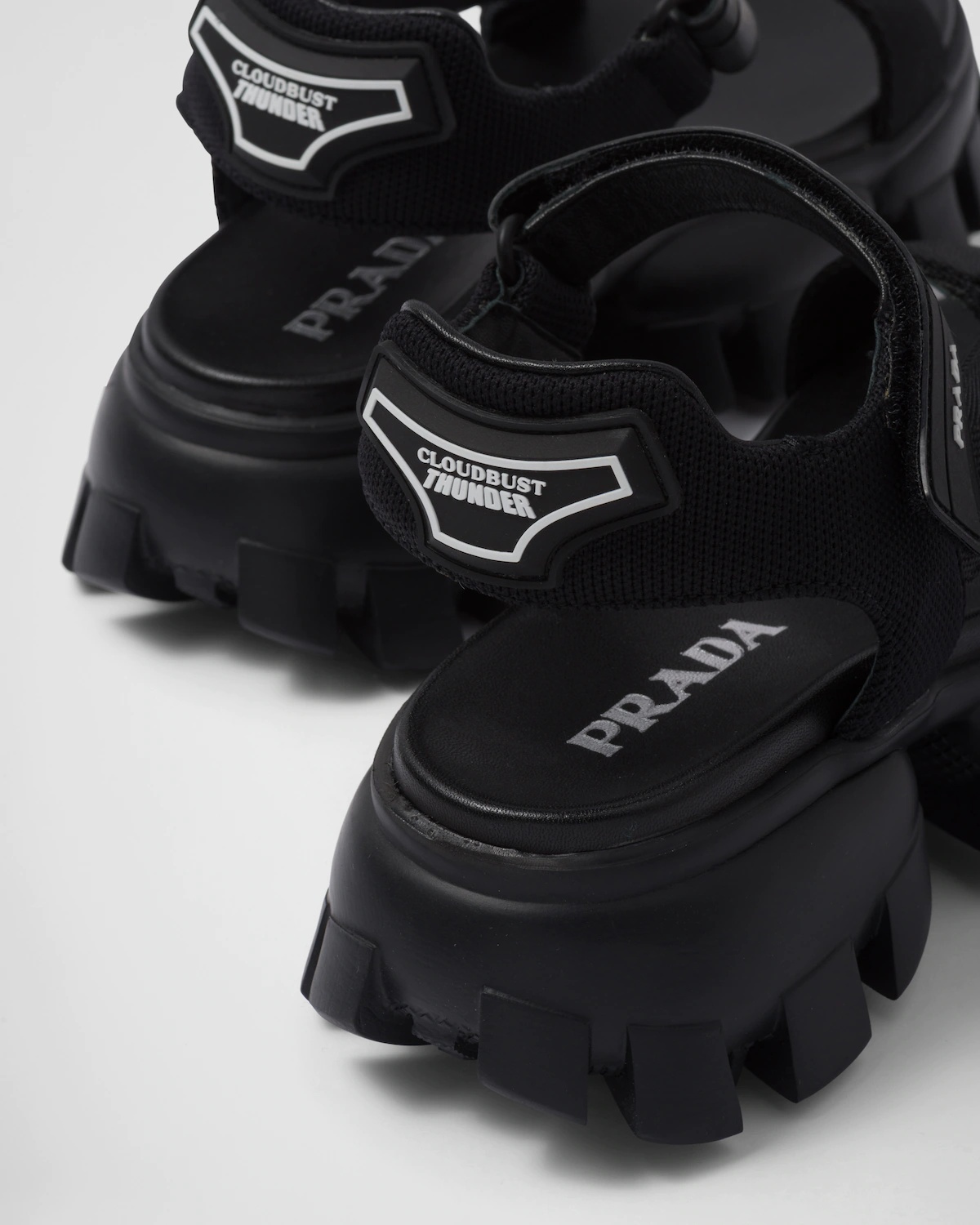 Sporty woven nylon tape sandals - 6