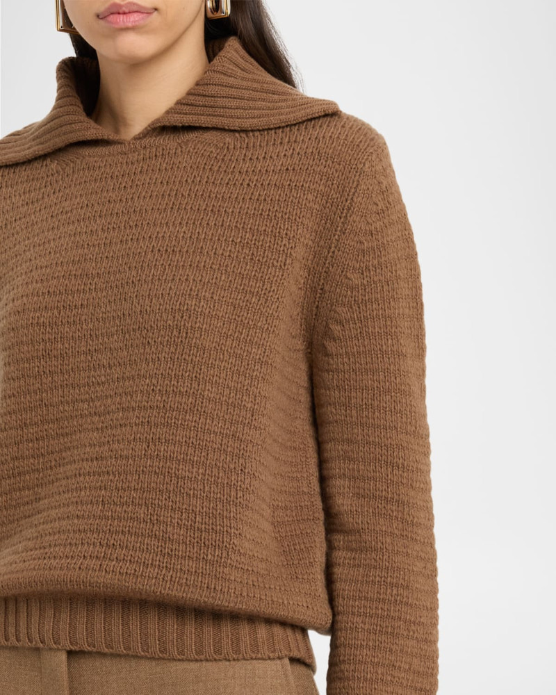 Egoista Wool Knit Collared Sweater 5