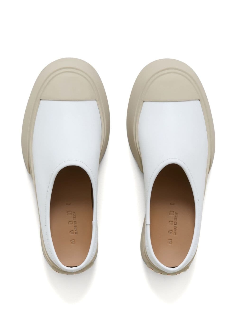 Mary Jane leather mules - 4