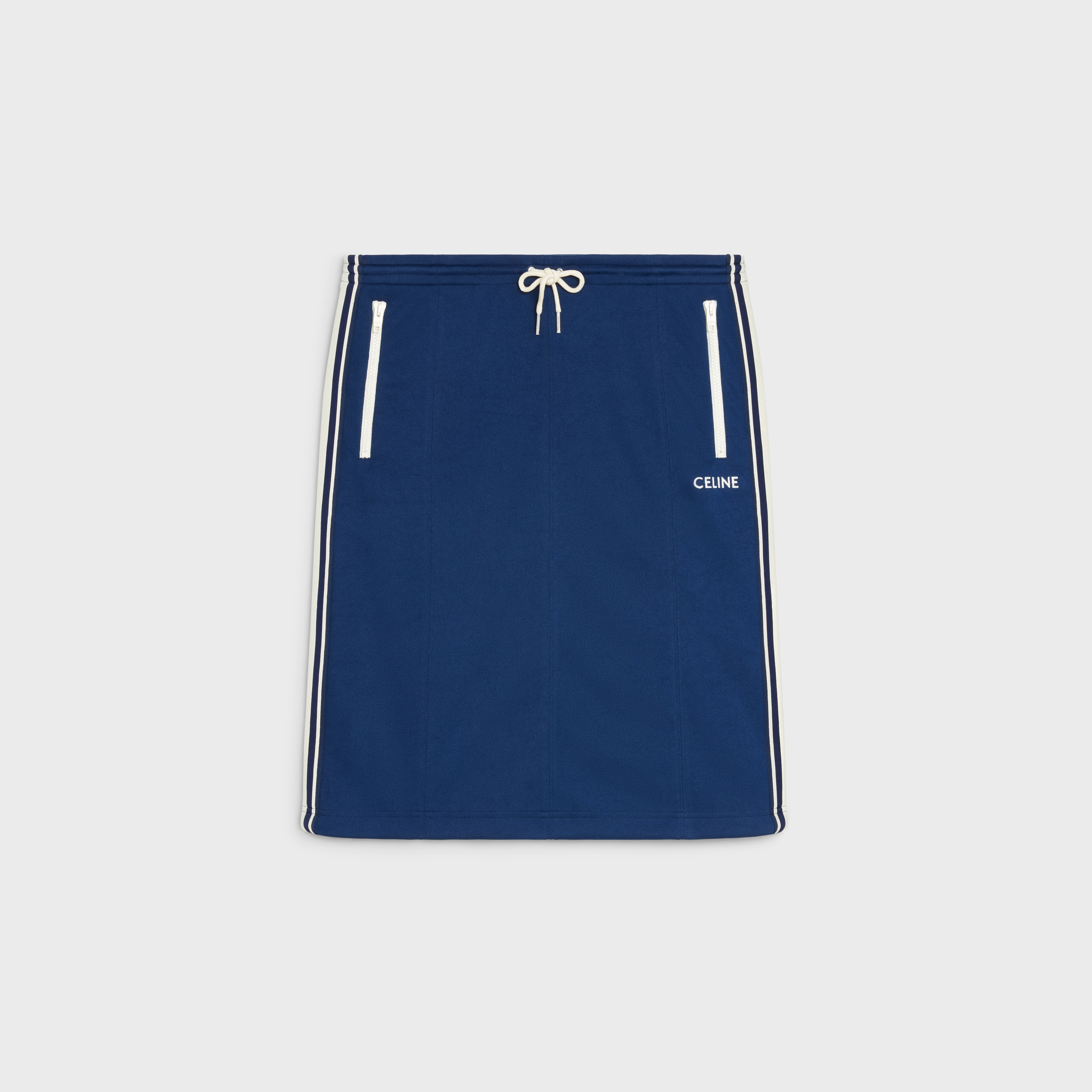 CELINE STRAIGHT SKIRT IN DOUBLE FACE JERSEY | REVERSIBLE