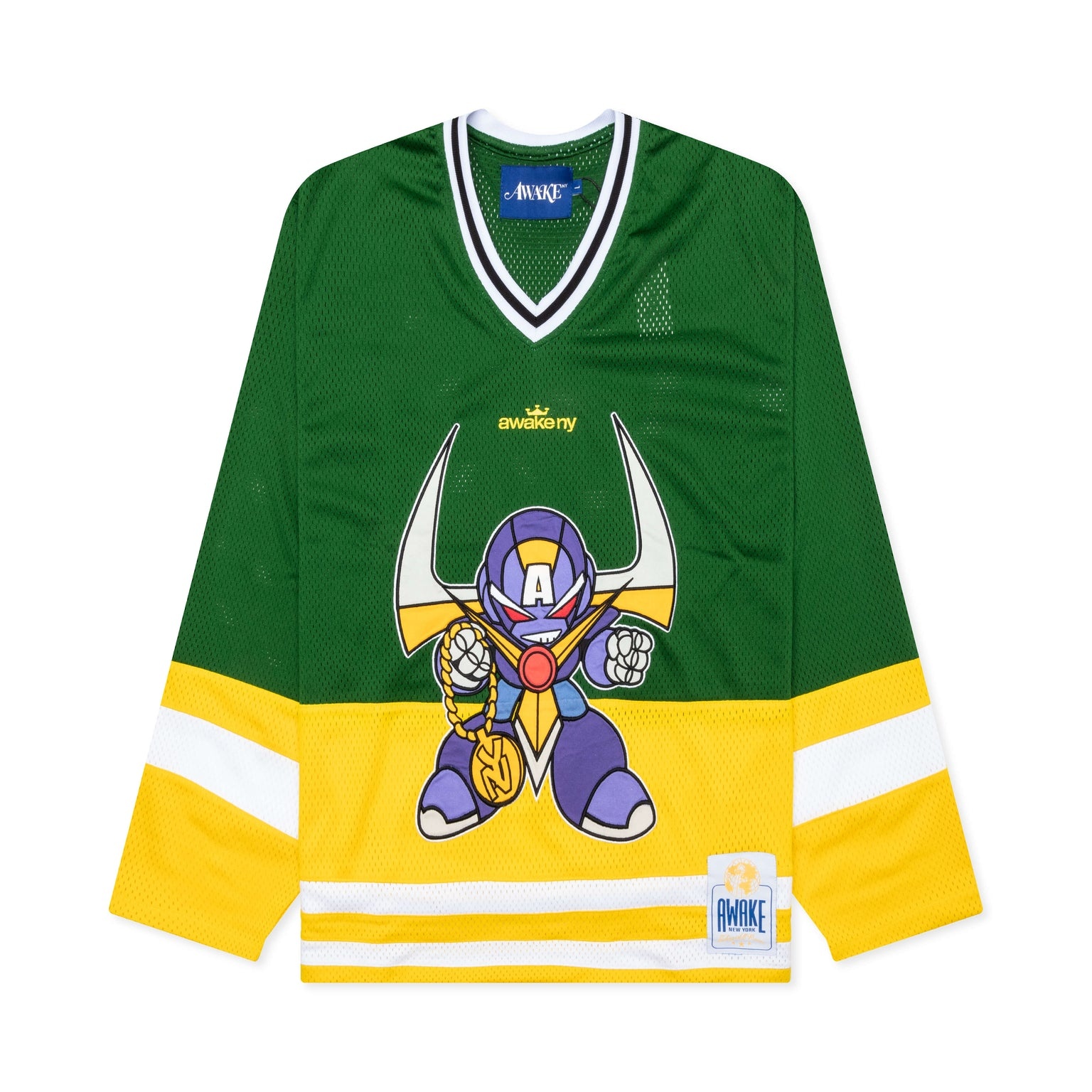 MESH HOCKEY JERSEY - GREEN MULTI - 1