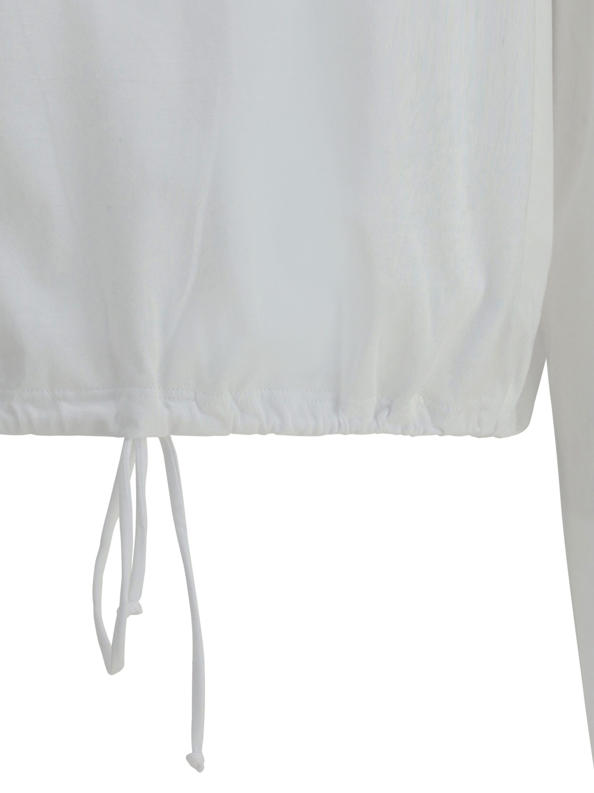 Prada Adjustable ribbon hem long-Sleeve Top | baseblu | REVERSIBLE 