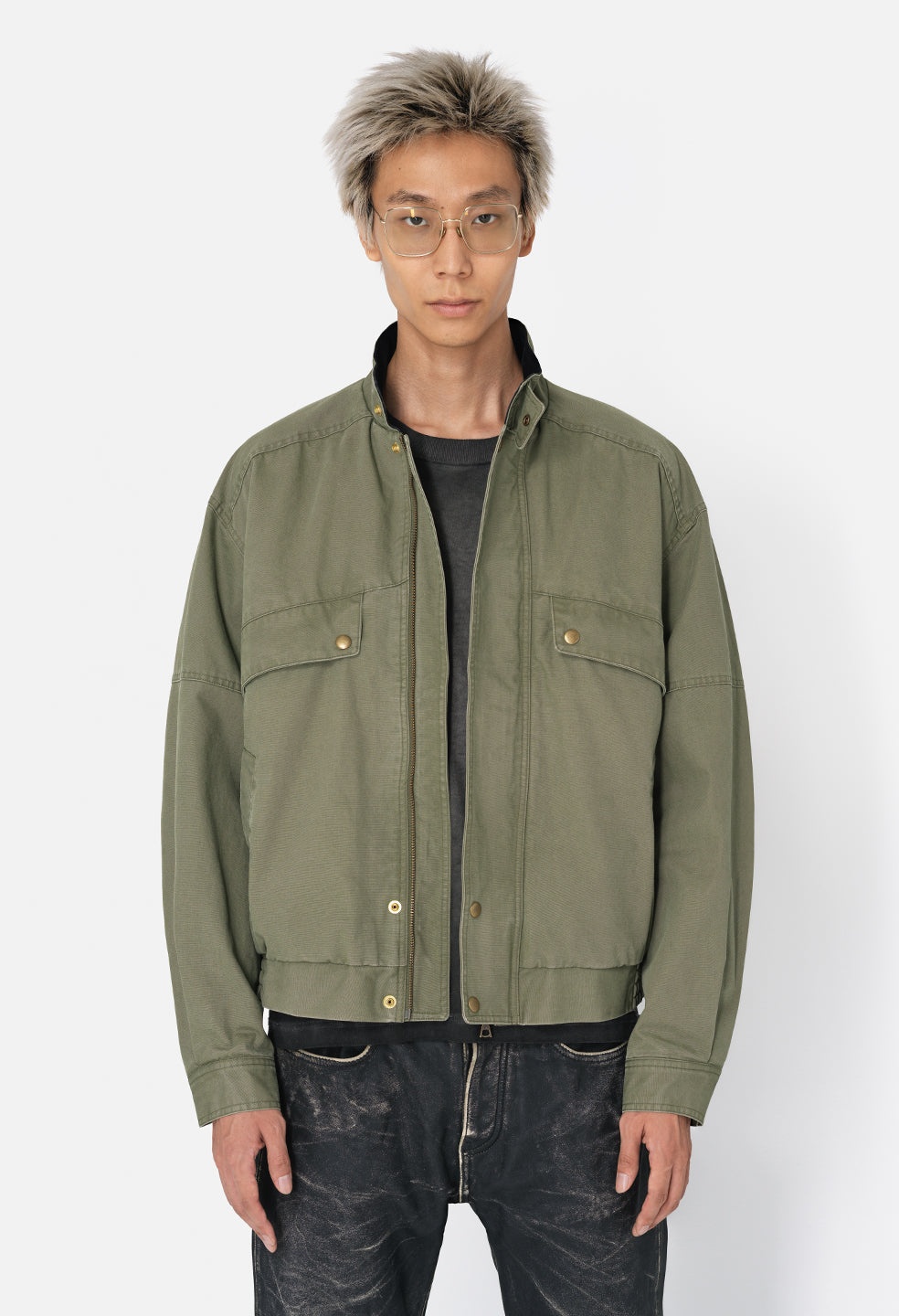 John Elliott HUNTING CROPPED JACKET | REVERSIBLE