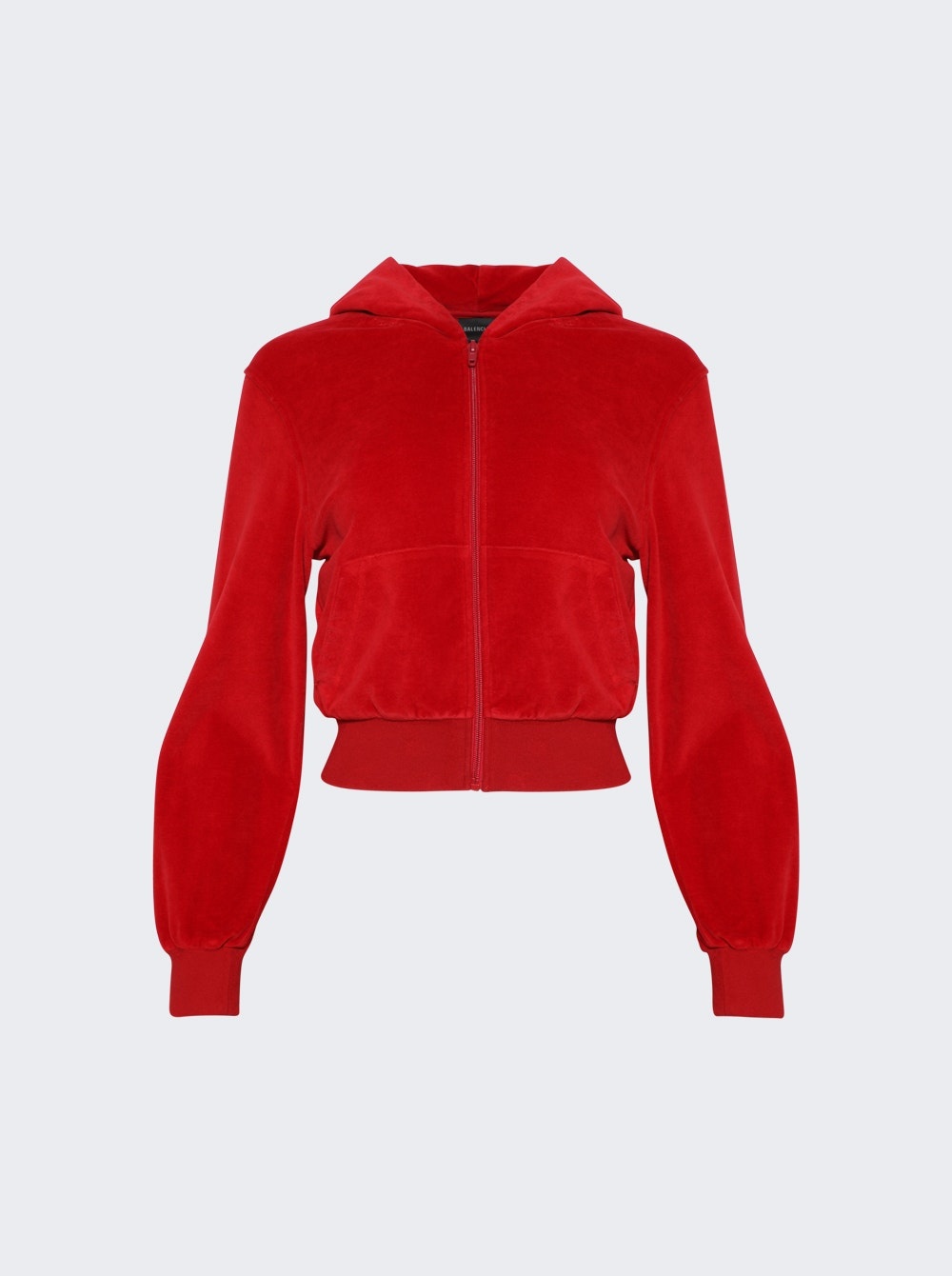 Bb Motel Fitted Zip-up Hoodie Red - 1