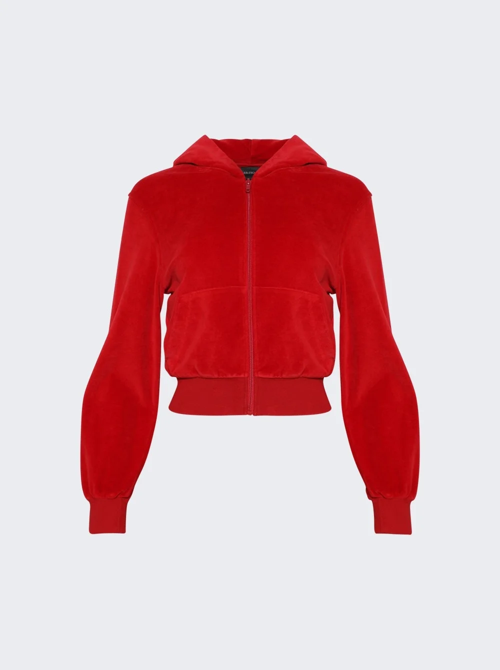 Bb Motel Fitted Zip-up Hoodie Red - 1