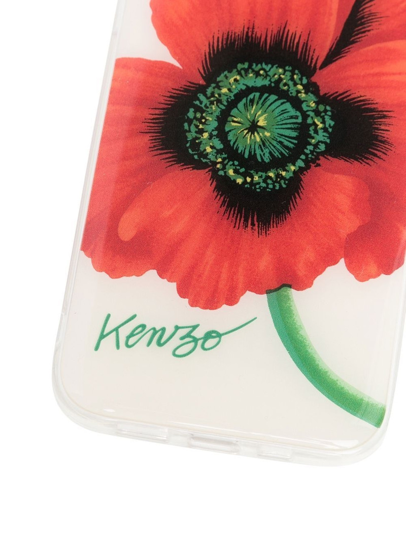 Poppy-print iPhone 13 Max case 3