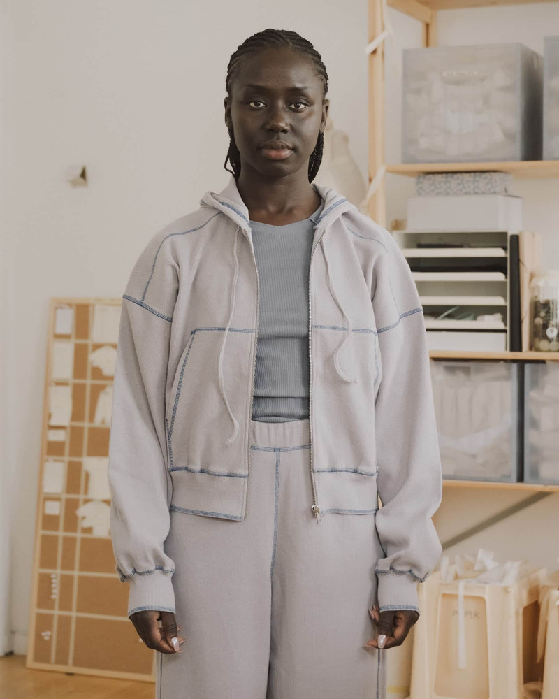 Way Zipped Hoodie - Organic Cotton Rib 9