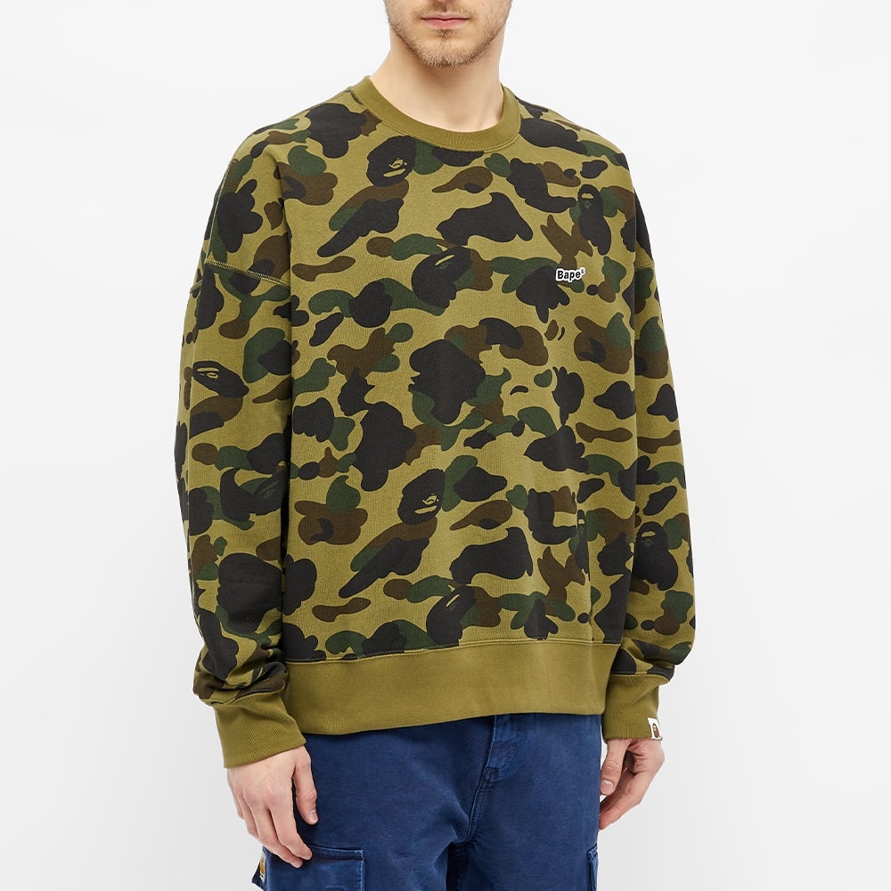 A Bathing Ape 1st Camo BAPE Patched Crew Sweat - 4