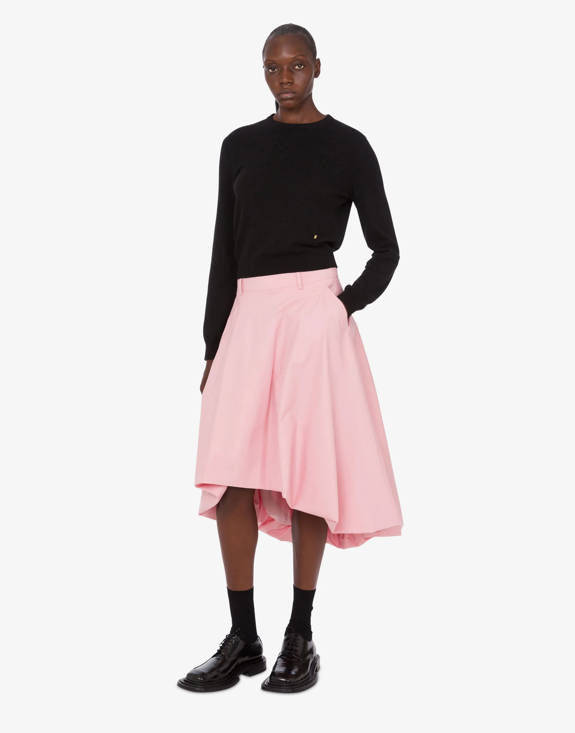 COTTON POPLIN SKIRT - 1