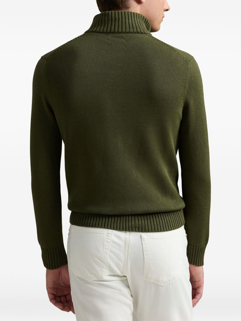 half-zip long-sleeve sweater 4