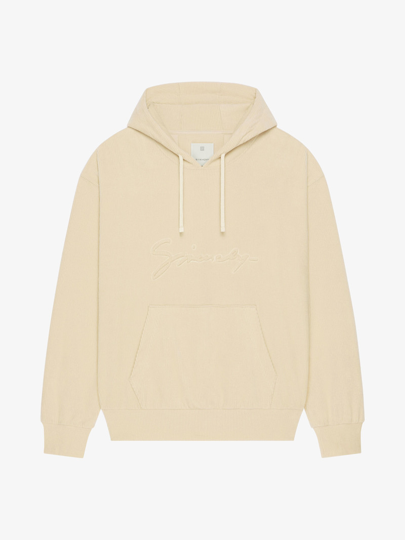 GIVENCHY HOODIE IN VELVET - 1