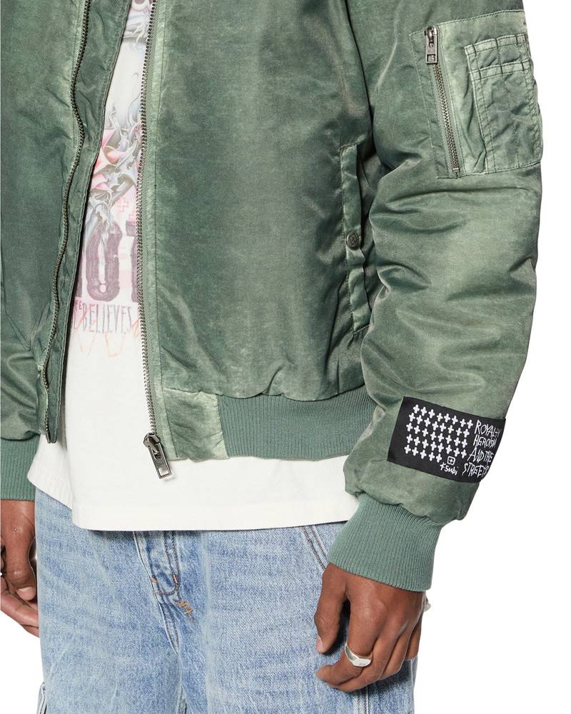 ROYALTY BOMBER KHAKI OVERDYE 3