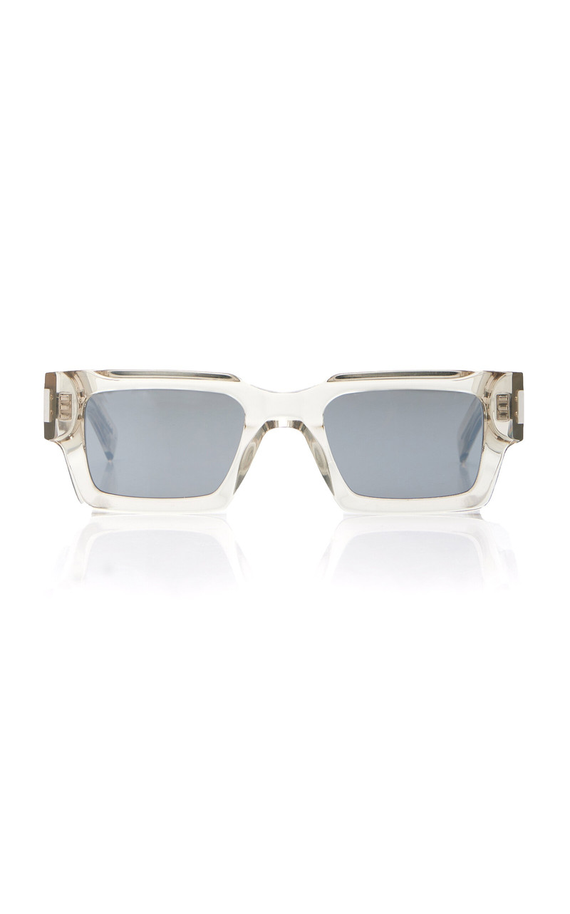 Square-Frame Acetate Sunglasses black - 1