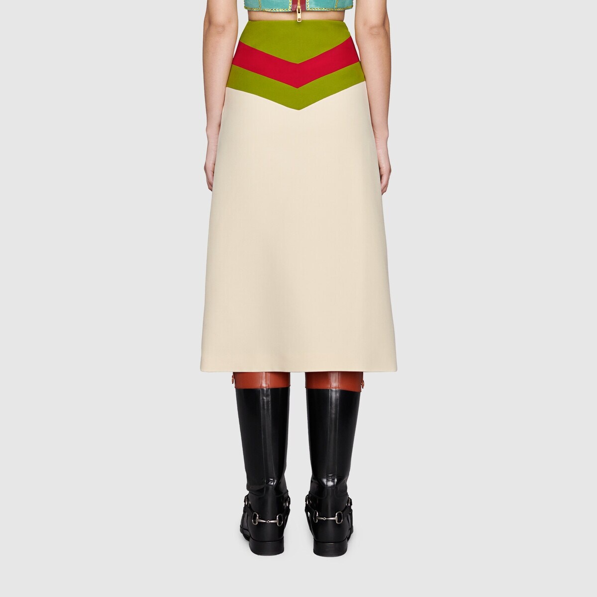 Chevron vintage Web skirt - 4