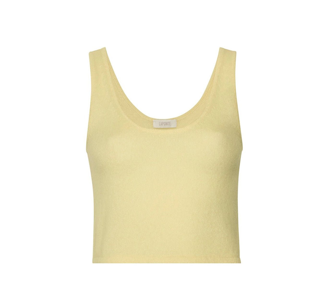 Cashmere Silk Cropped Tank Top - 2