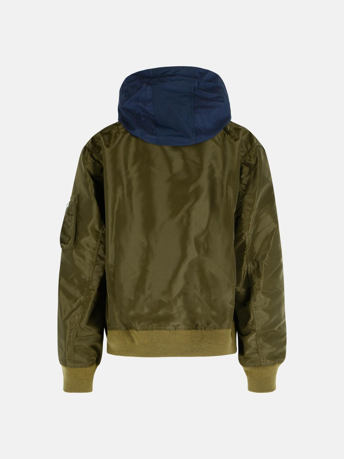 GREEN NYLON JACKET - 3