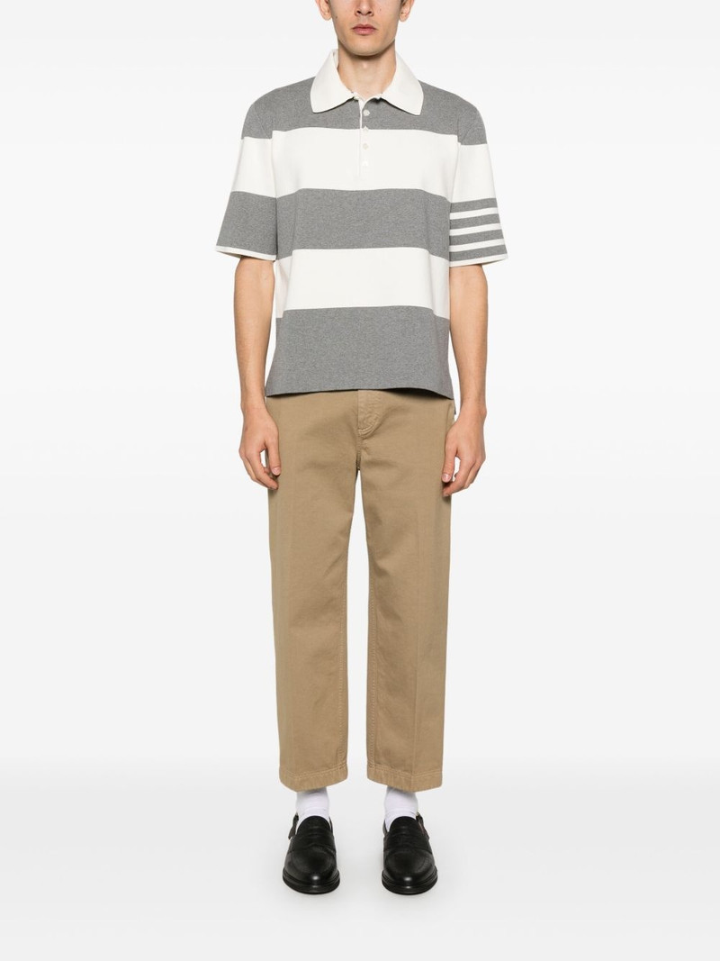 Thom Browne striped polo shirt outlook