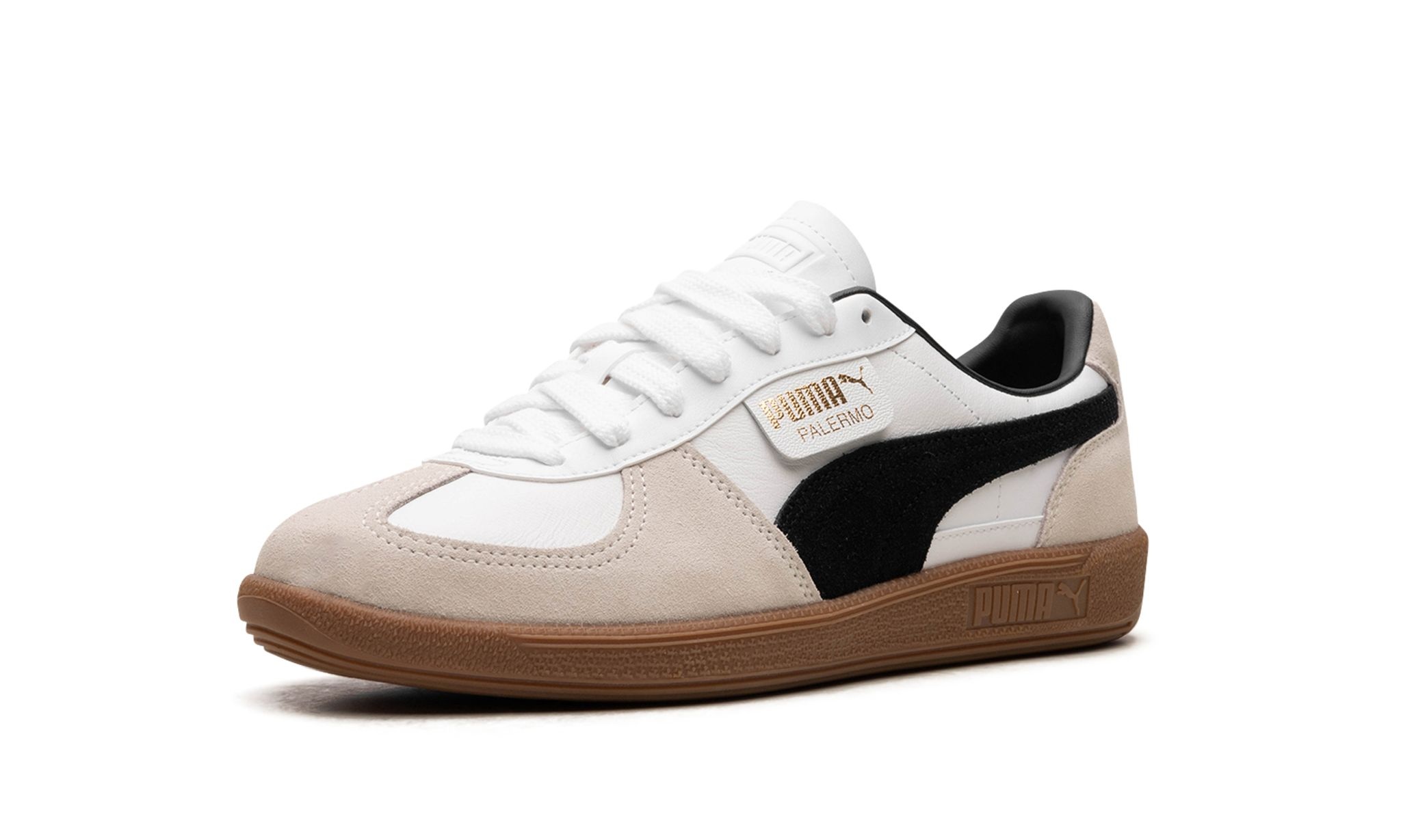PALERMO LEATHER "PUMA WHITE / VAPOR GRAY / GUM" - 4