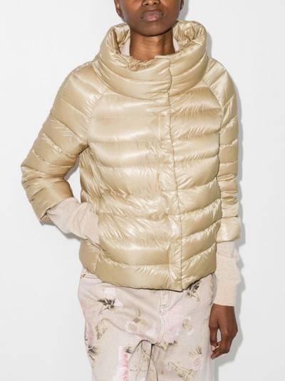 Herno Ultralight quilted high-shine puffer jacket outlook