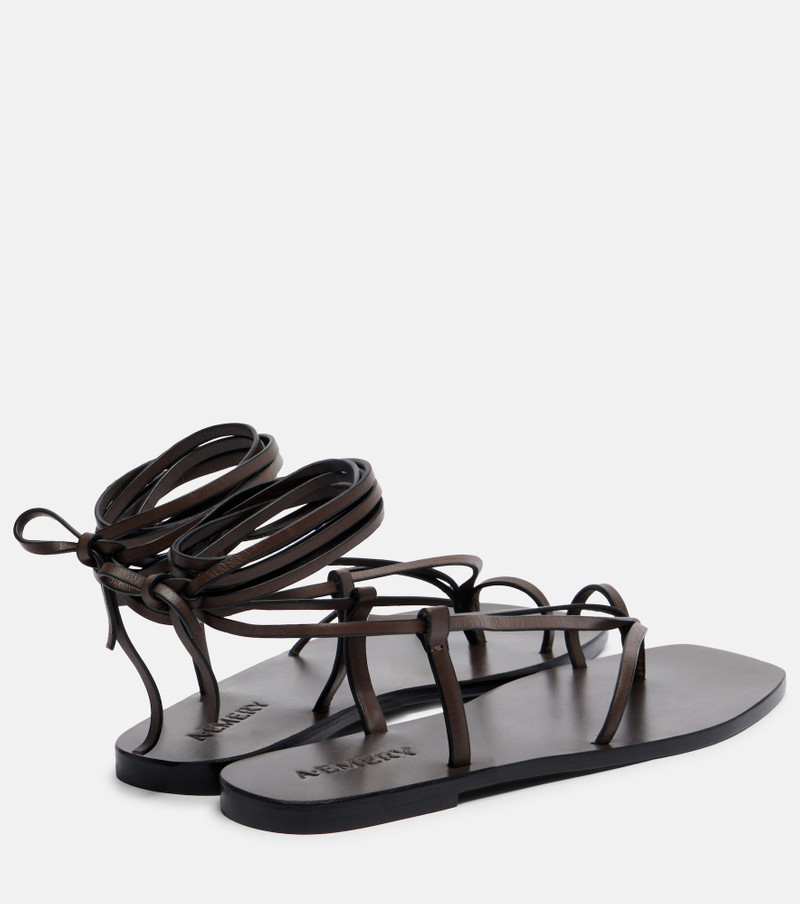 A.EMERY Nolan leather thong sandals outlook