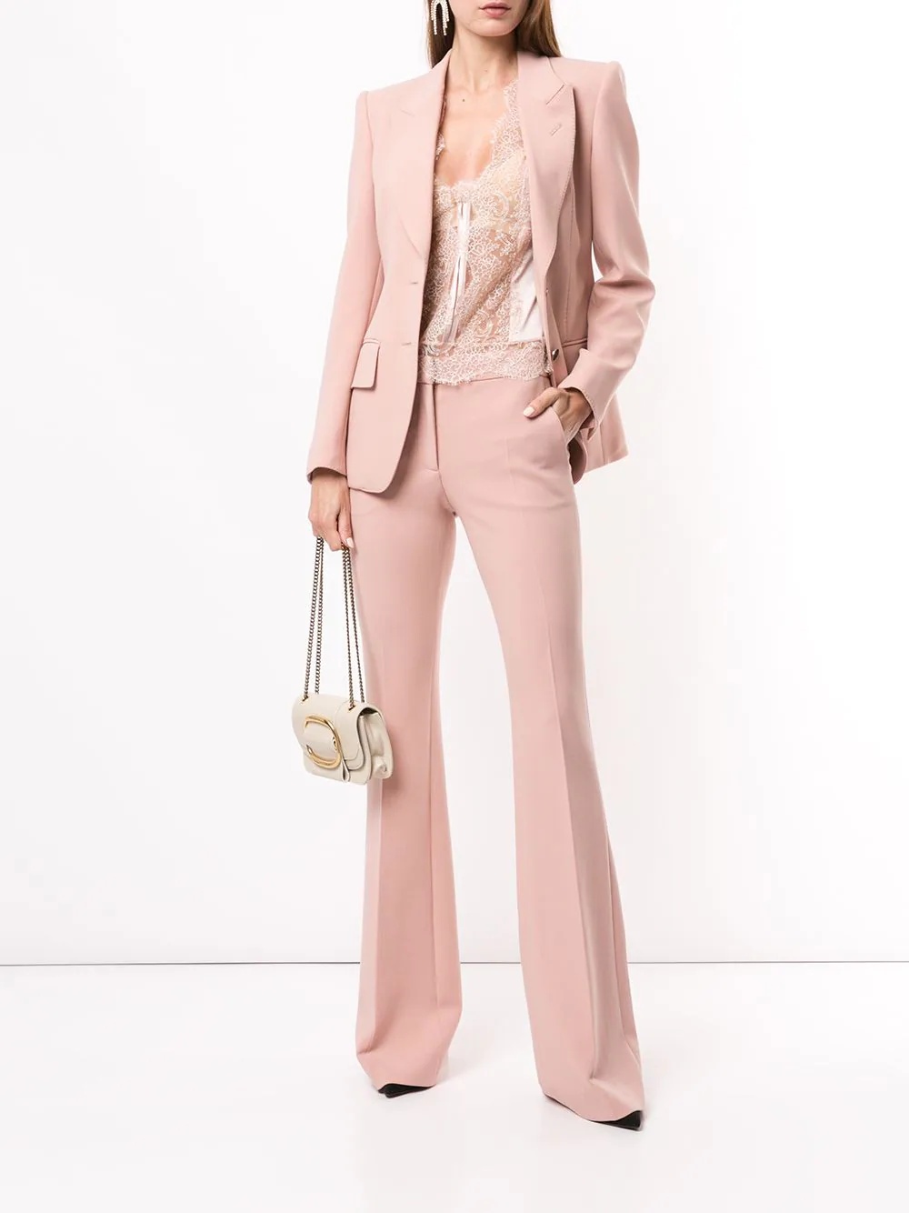 flared suit trousers - 4