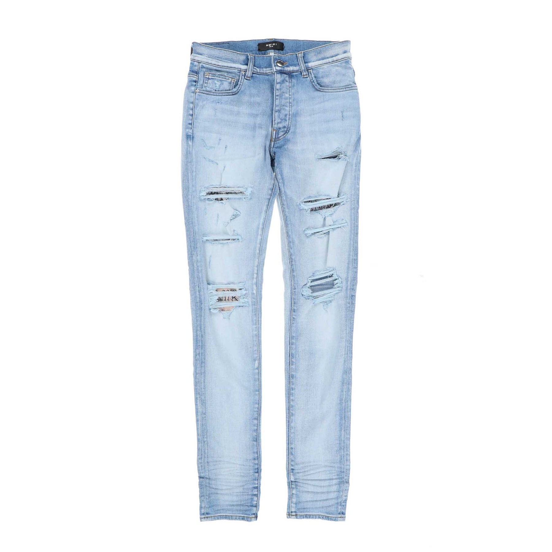 HIBISCUS ARTPATCH JEAN / LIGHT INDIGO - 1