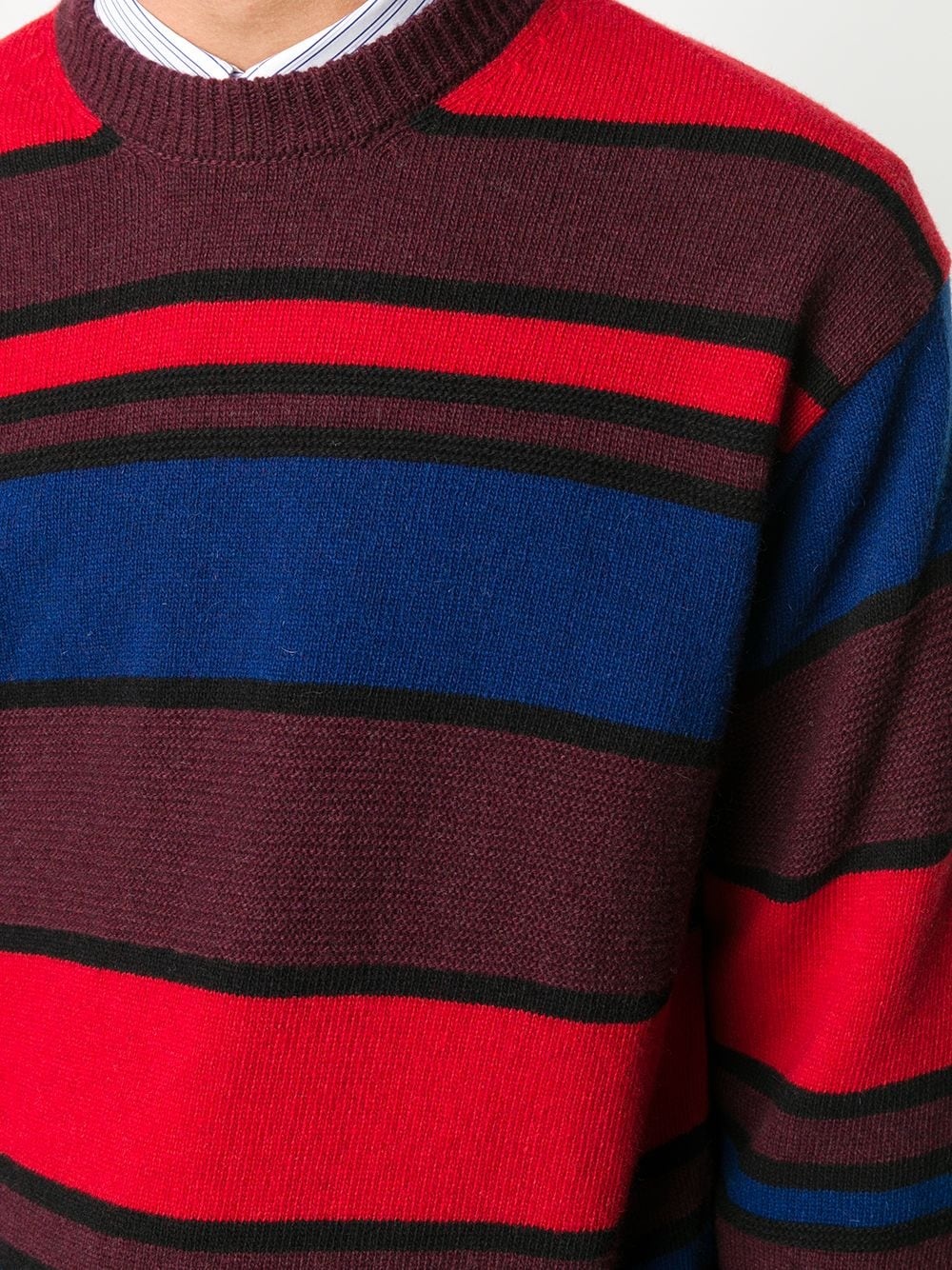 multicolour stripe jumper - 5